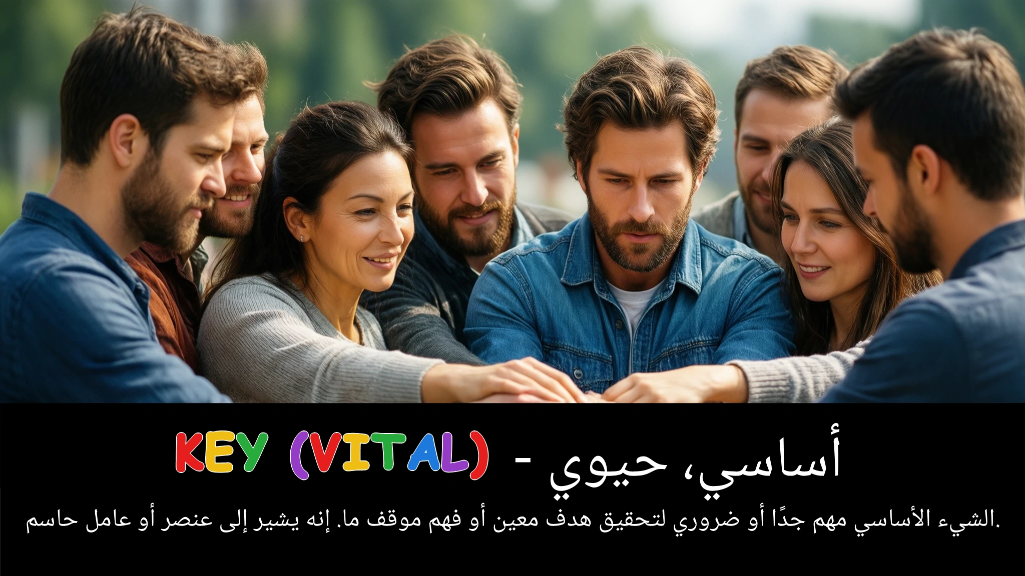 Arabic Illustration for key (vital)